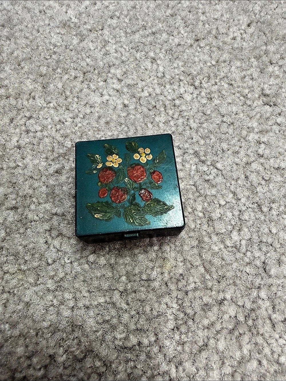 Floral Green Compact box